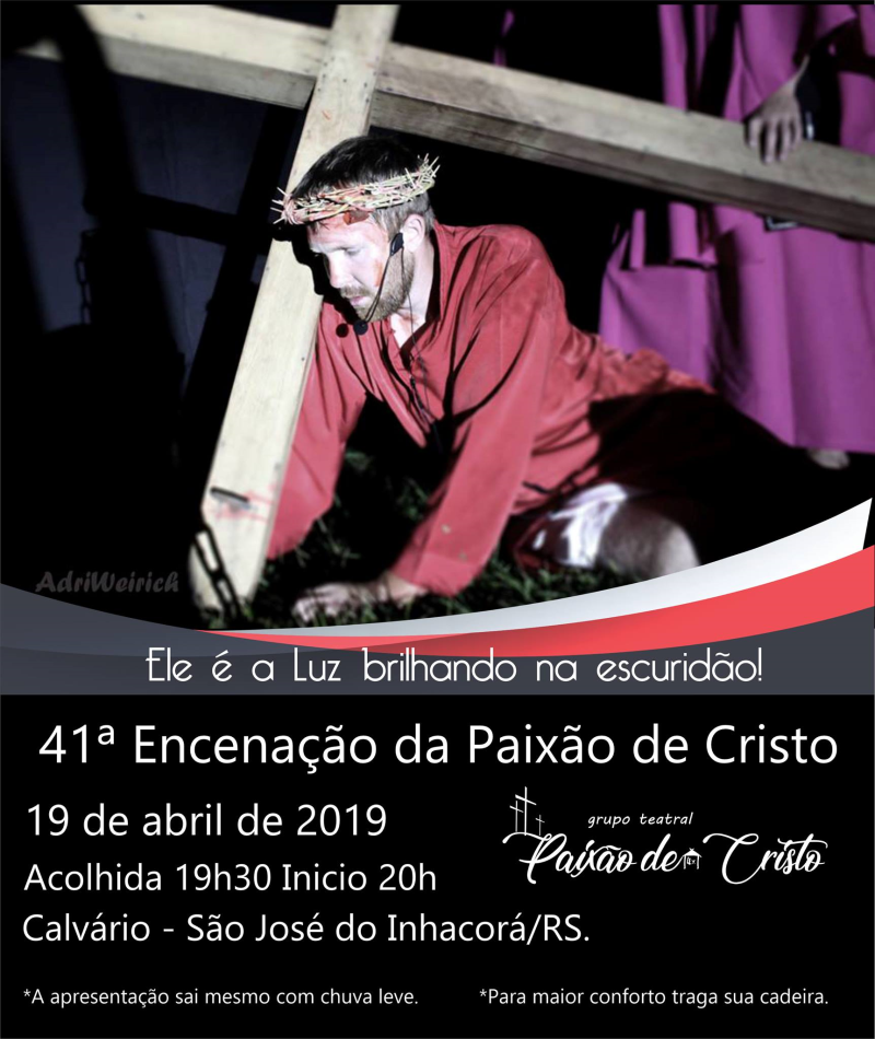 41ª ENCENACAO DA PAIXÃO, MORTE E RESSURREIÇÃO DE CRISTO – 